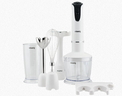Frullatore a immersion 4 in 1 MIX75 Bianco