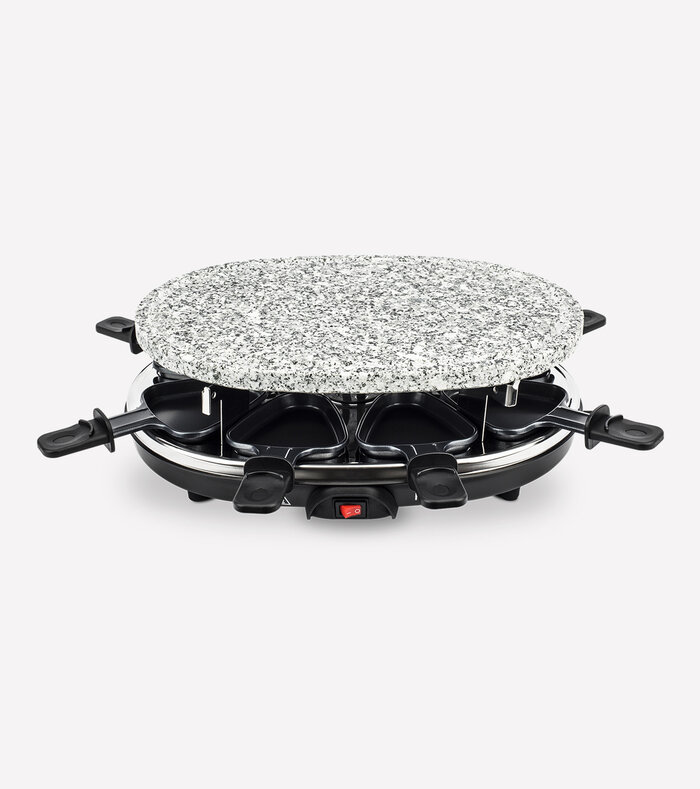 Raclette con pietra in granito - 8 persone