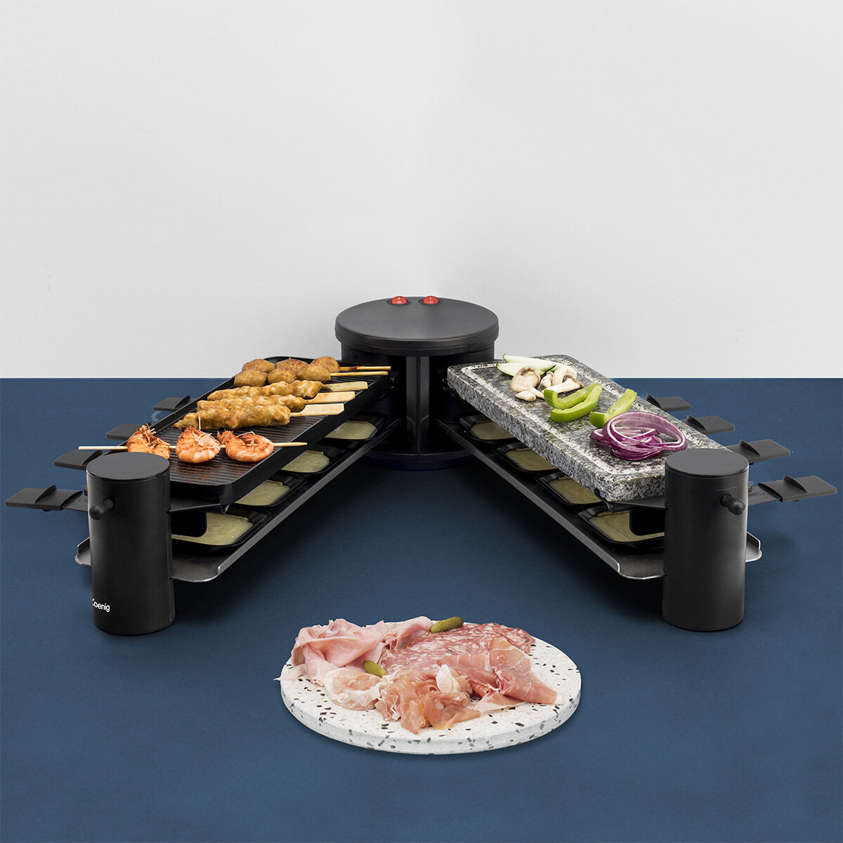 I nostri prodotti > cucina conviviale > raclette 4 funzioni in 1 : Koenig -  IT