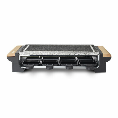 Raclette con piastra in pietra-8 persone