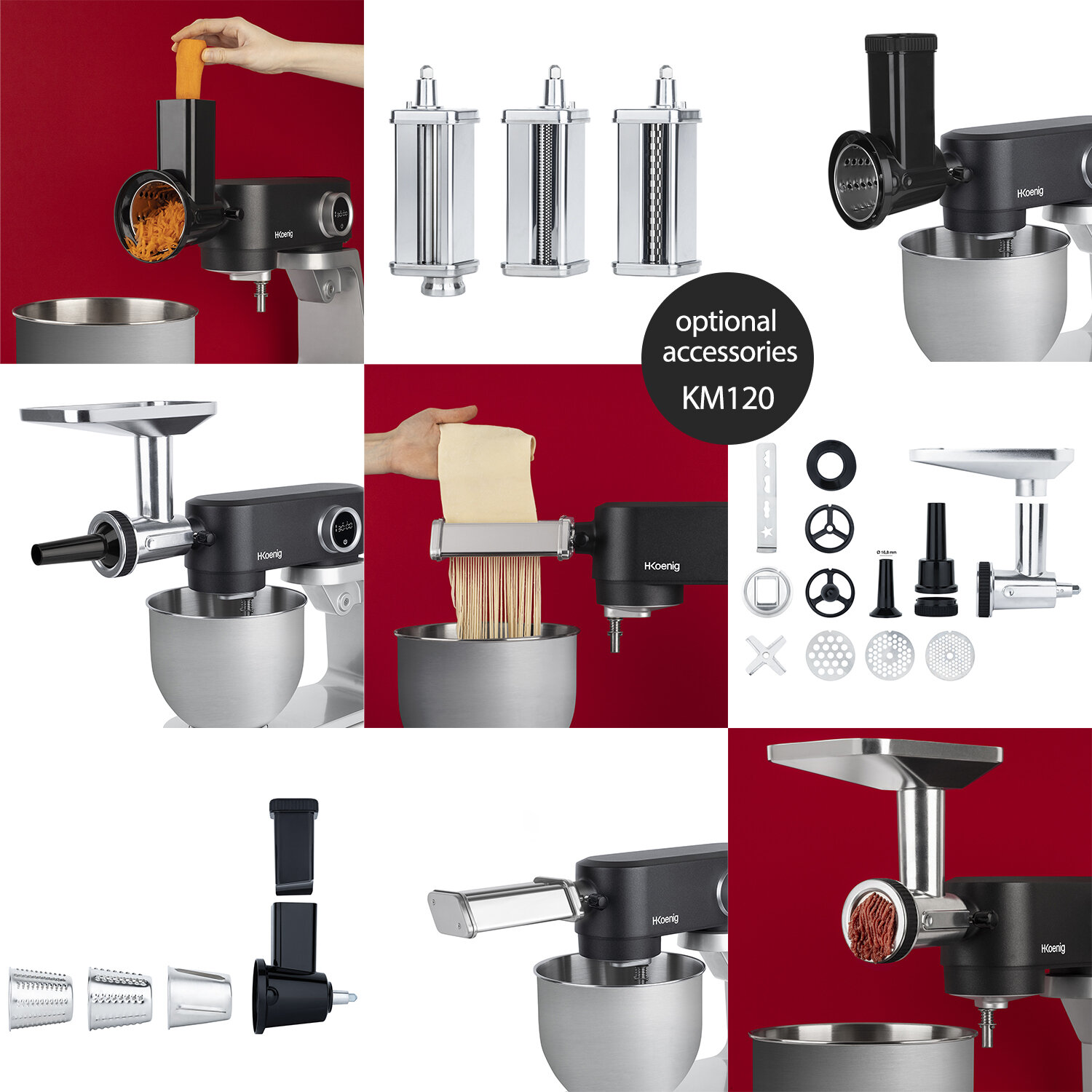 I nostri prodotti > robot da cucina > Set accessori pasta