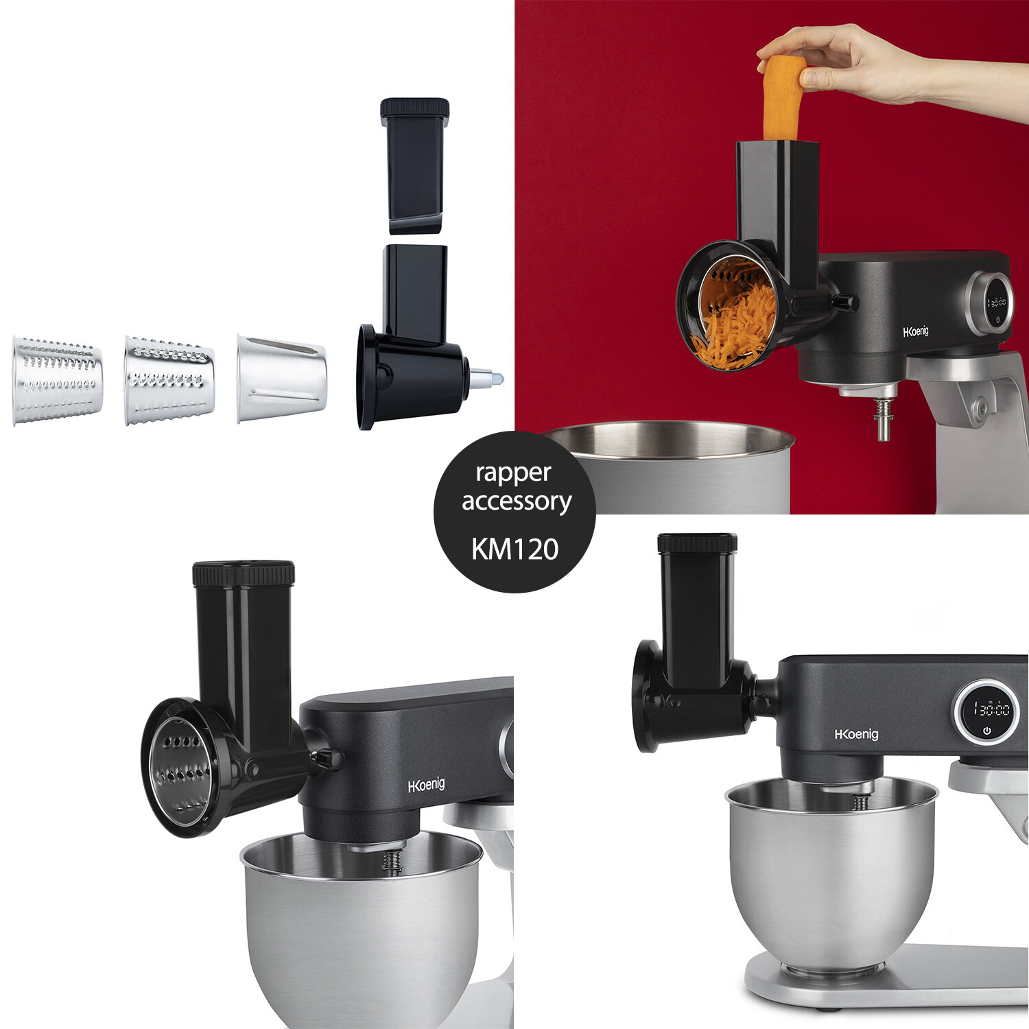 Robot Da Cucina Multifunzione Improve - 800W, Caraffa 1,5L | Tritura, Grattugia, Impasta E Monta | Compatto E Potente Per Ogni Giorno