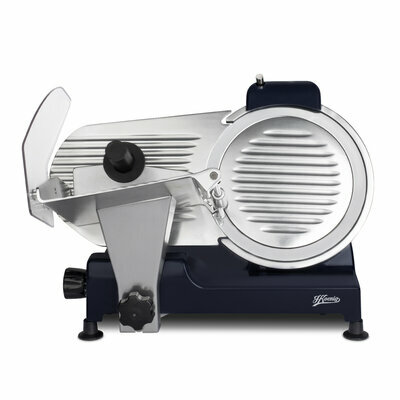 Affettatrice per carne con lama da 250 mm, blu notte
