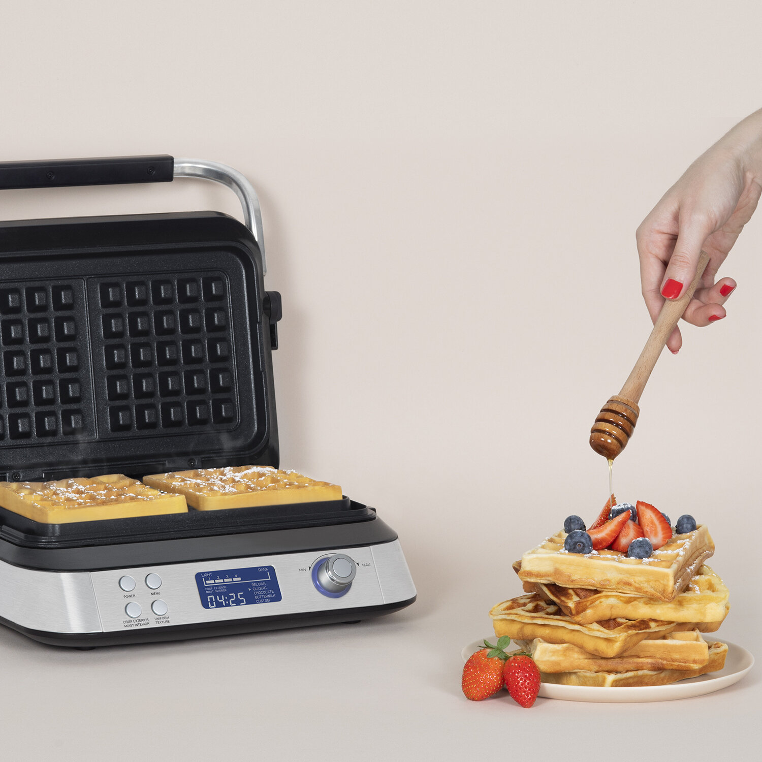 cucina conviviale > crepiere e piastre per waffle > Macchina per Waffle  GFX800 : Koenig - IT