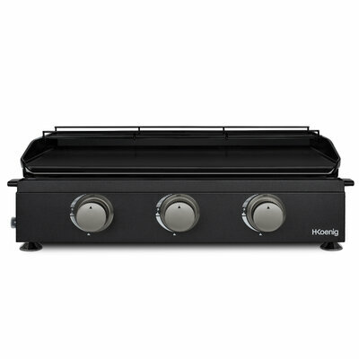 Plancha a gas con 3 bruciatori