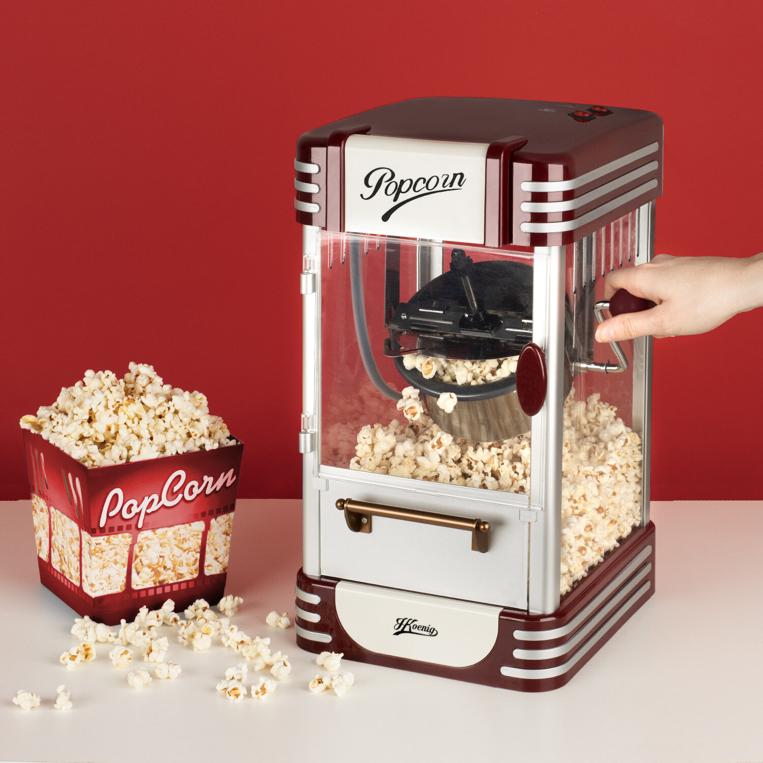 I nostri prodotti > cucina conviviale > Macchina per popcorn POP330 :  Koenig - IT