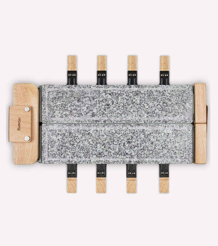 Apparecchio raclette con piastra in pietra WOD362 - 8 persone
