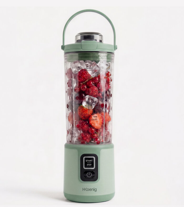 Mini Frullatore Portatile Ricaricabile 470 mL, 110W